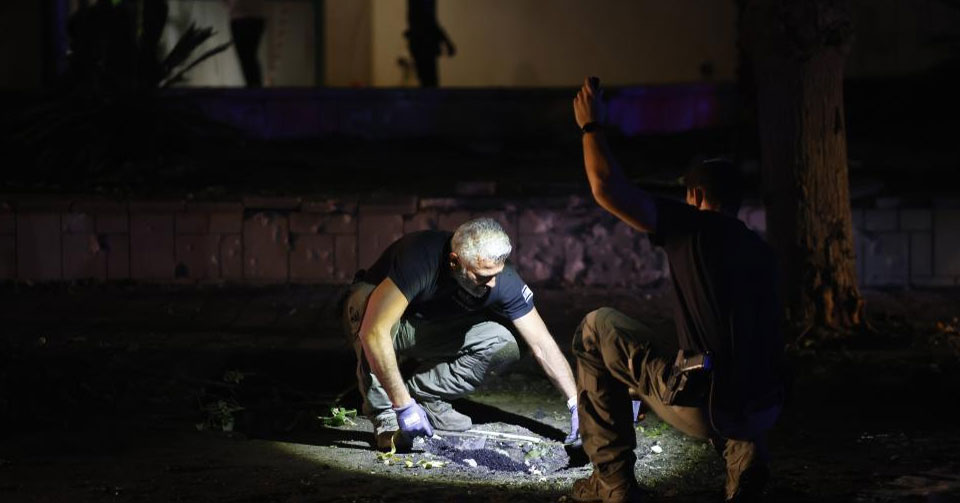 10枚火箭弹从加沙中部射向以色列