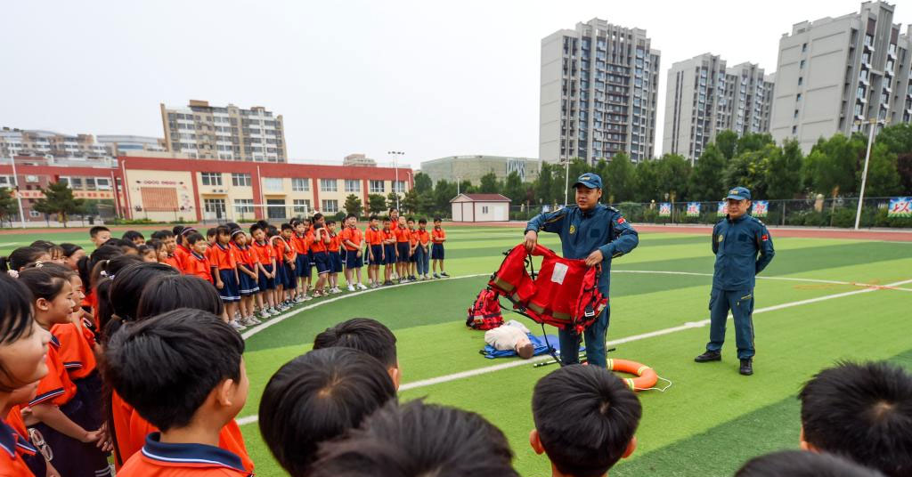 河北邱县：防溺水 迎暑假