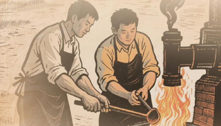 跟随习近平总书记 打开百年阳阀的“阀门”长卷