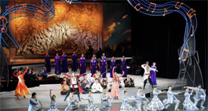 歌剧《木卡姆恋歌——万桐书》上演